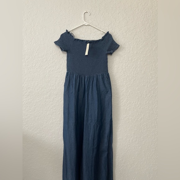 Francesca’s Jean Jumpsuit - Med - Picture 2 of 7